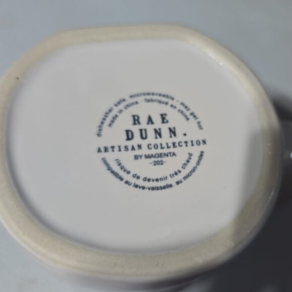 Christmas Theme Rae Dunn Mug JINGLE Holiday Coffee Gift White Ceramic Mug - Picture 2 of 2